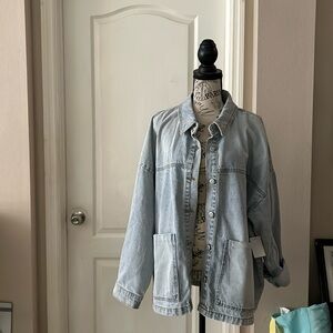 Kensie Oversized Jean Jacket NWT